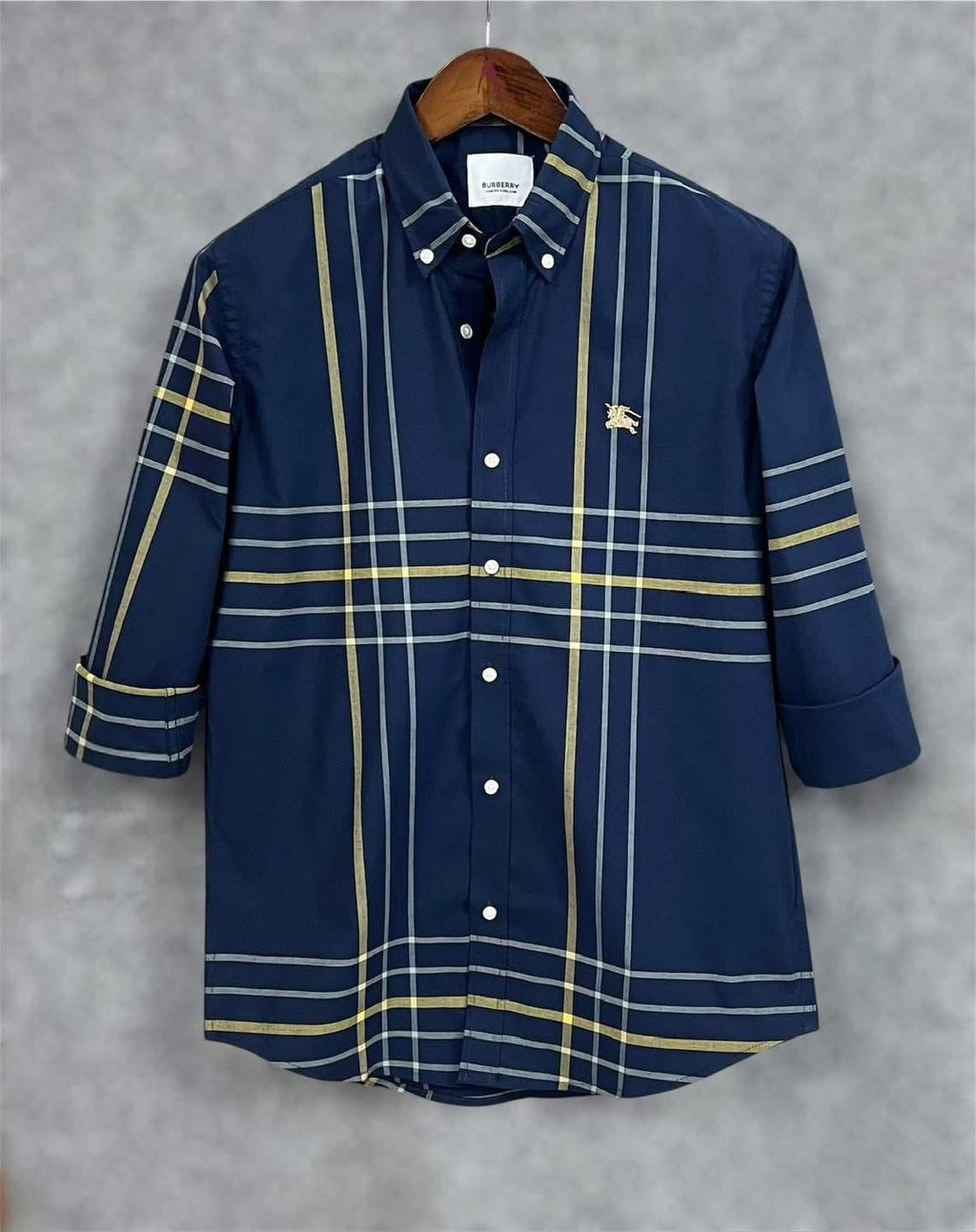 Bur - Navy Check