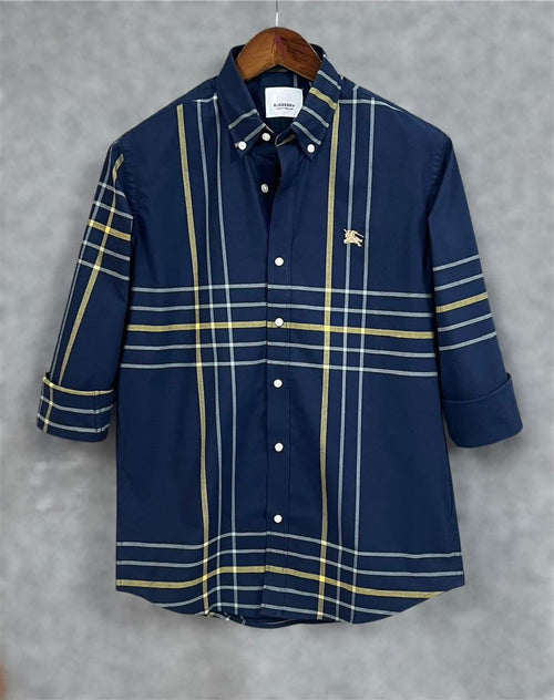 Bur - Navy Check