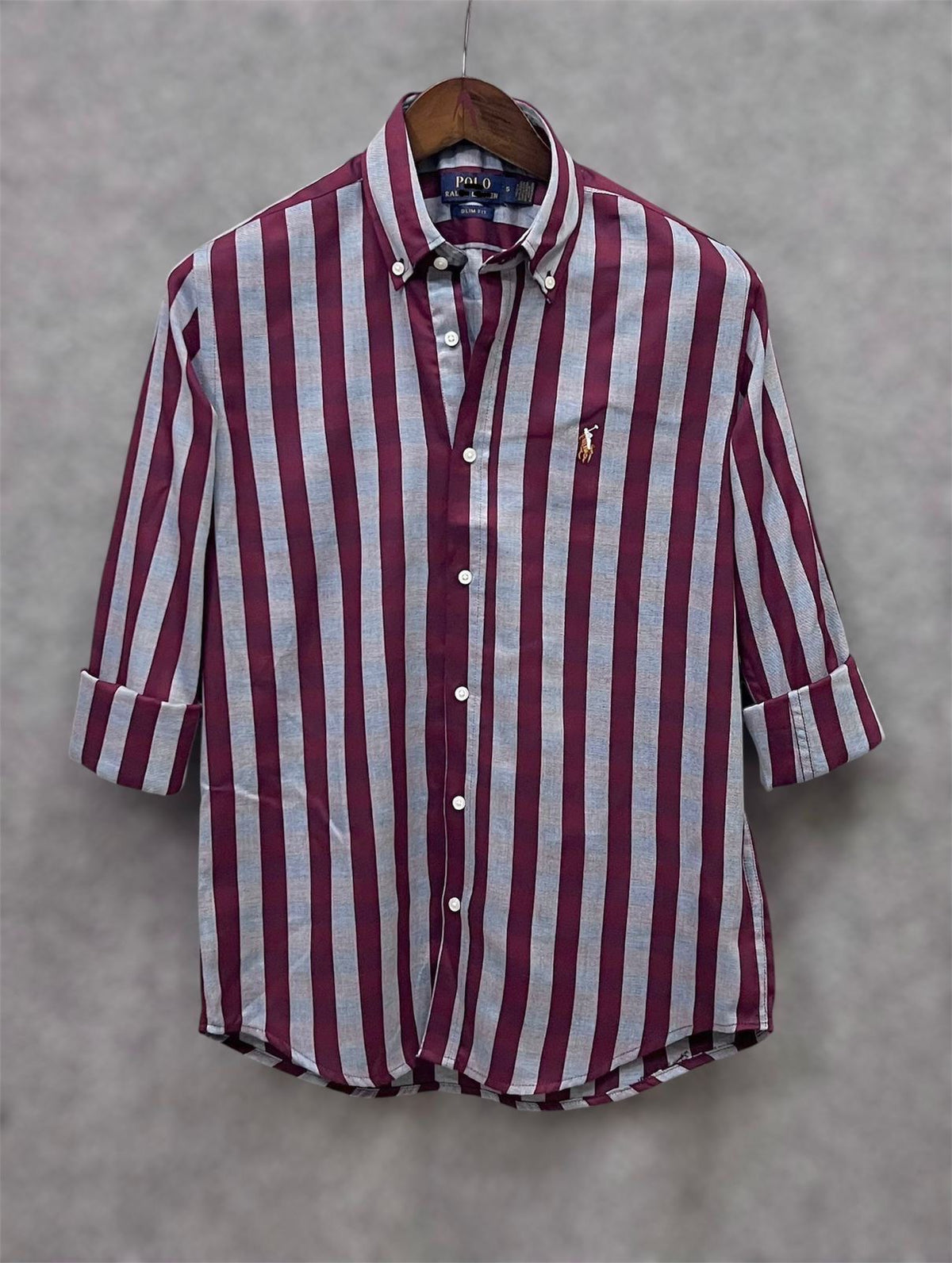 Maroon Ash Stripe - 380