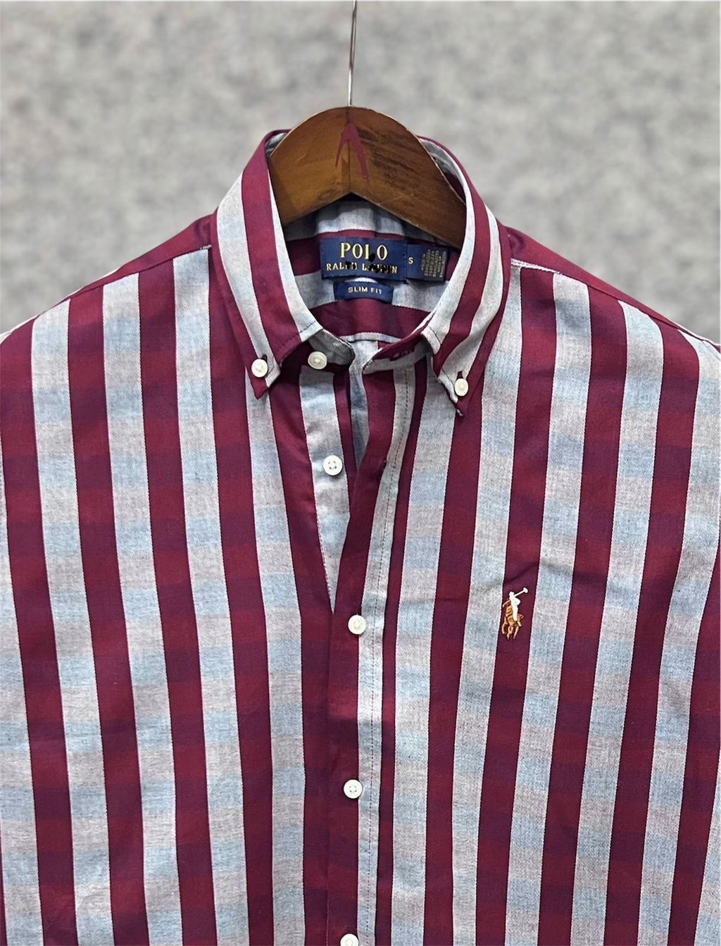 Maroon Ash Stripe - 380