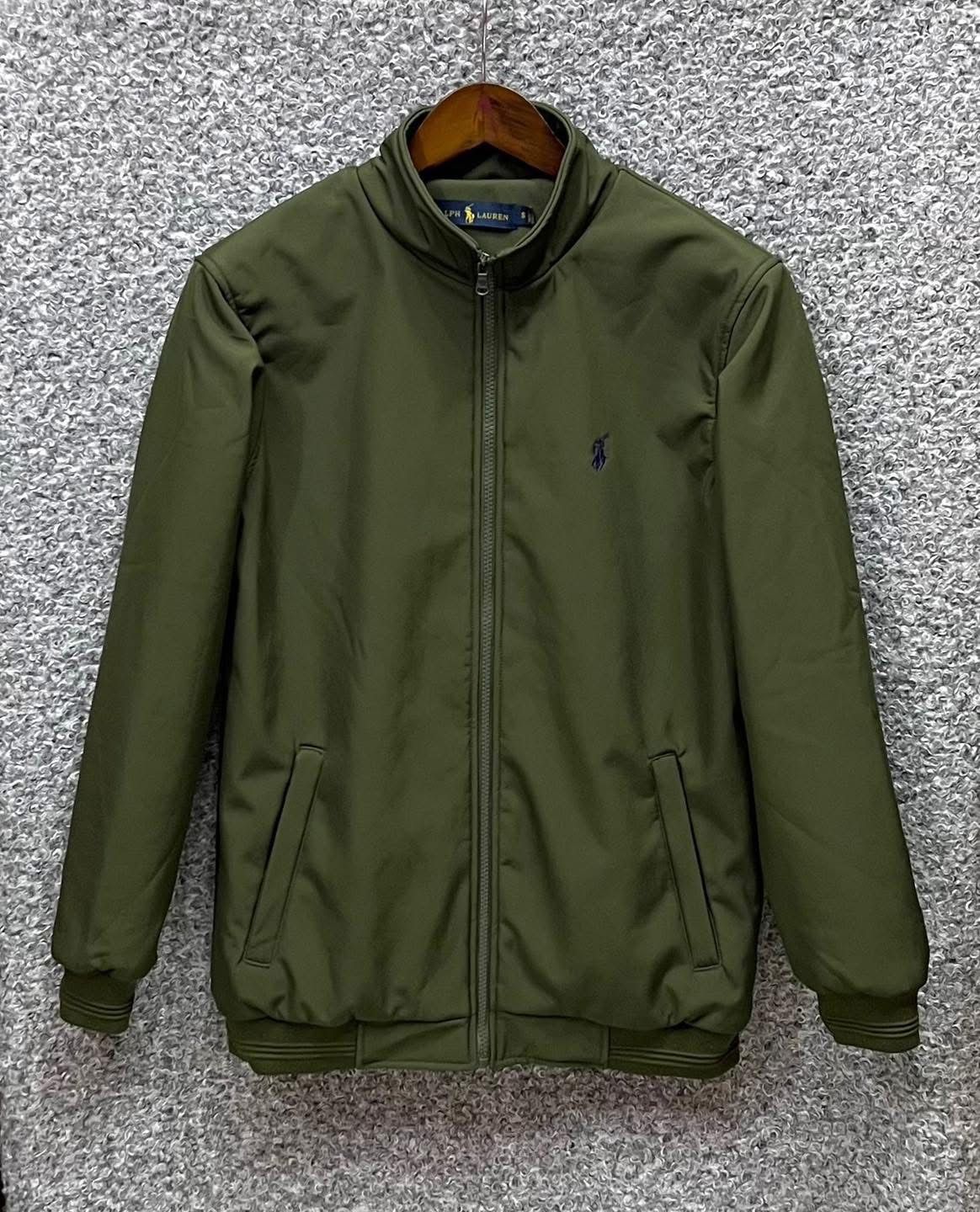 Premium Winter Heavy Jacket With Hoodie - Olive