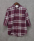 Bur Check - Maroon (495)