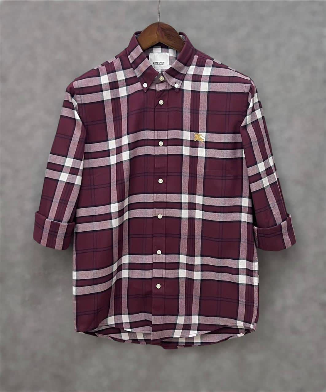 Bur Check - Maroon (495)