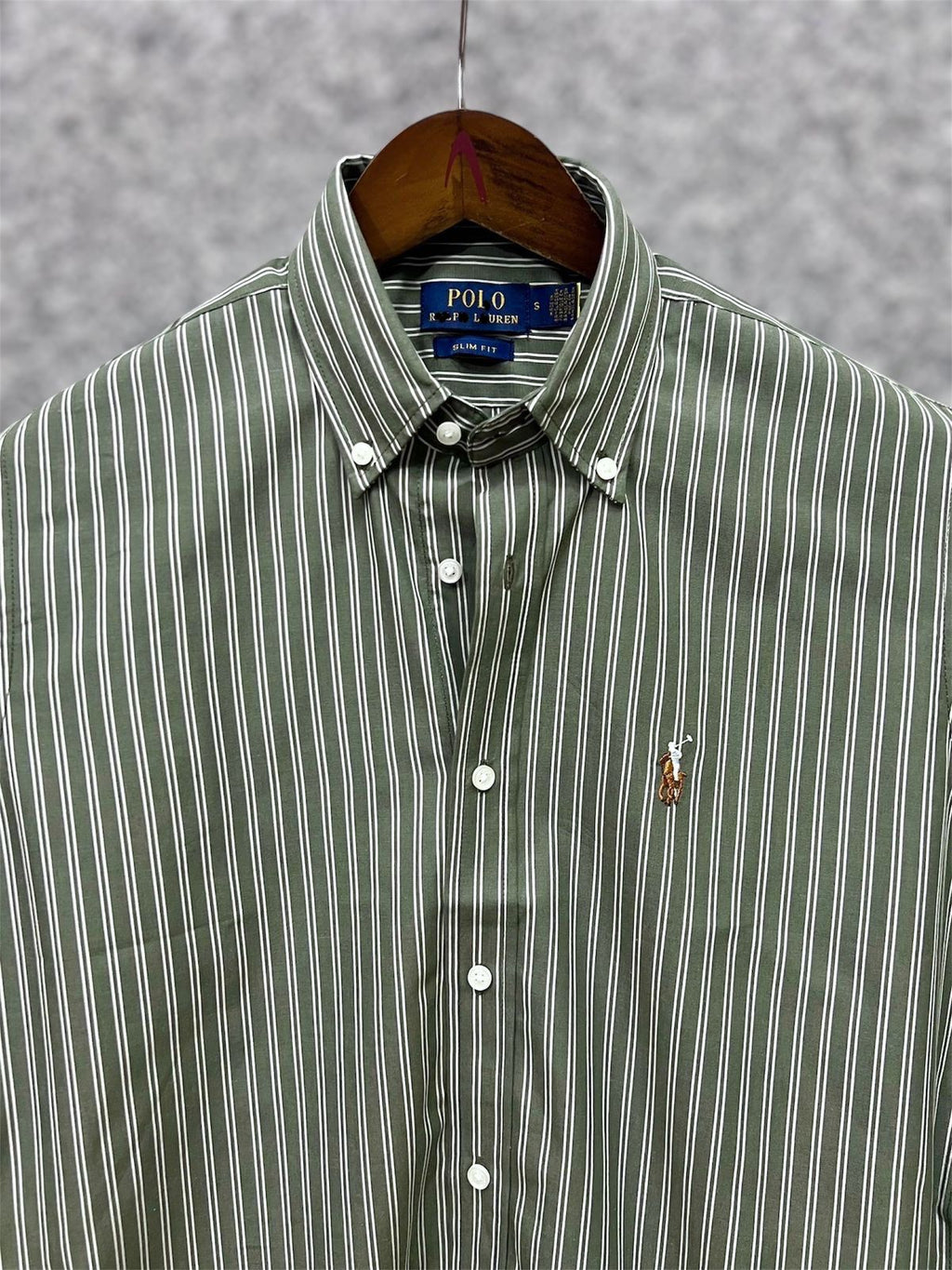 Olive White Stripe - 382