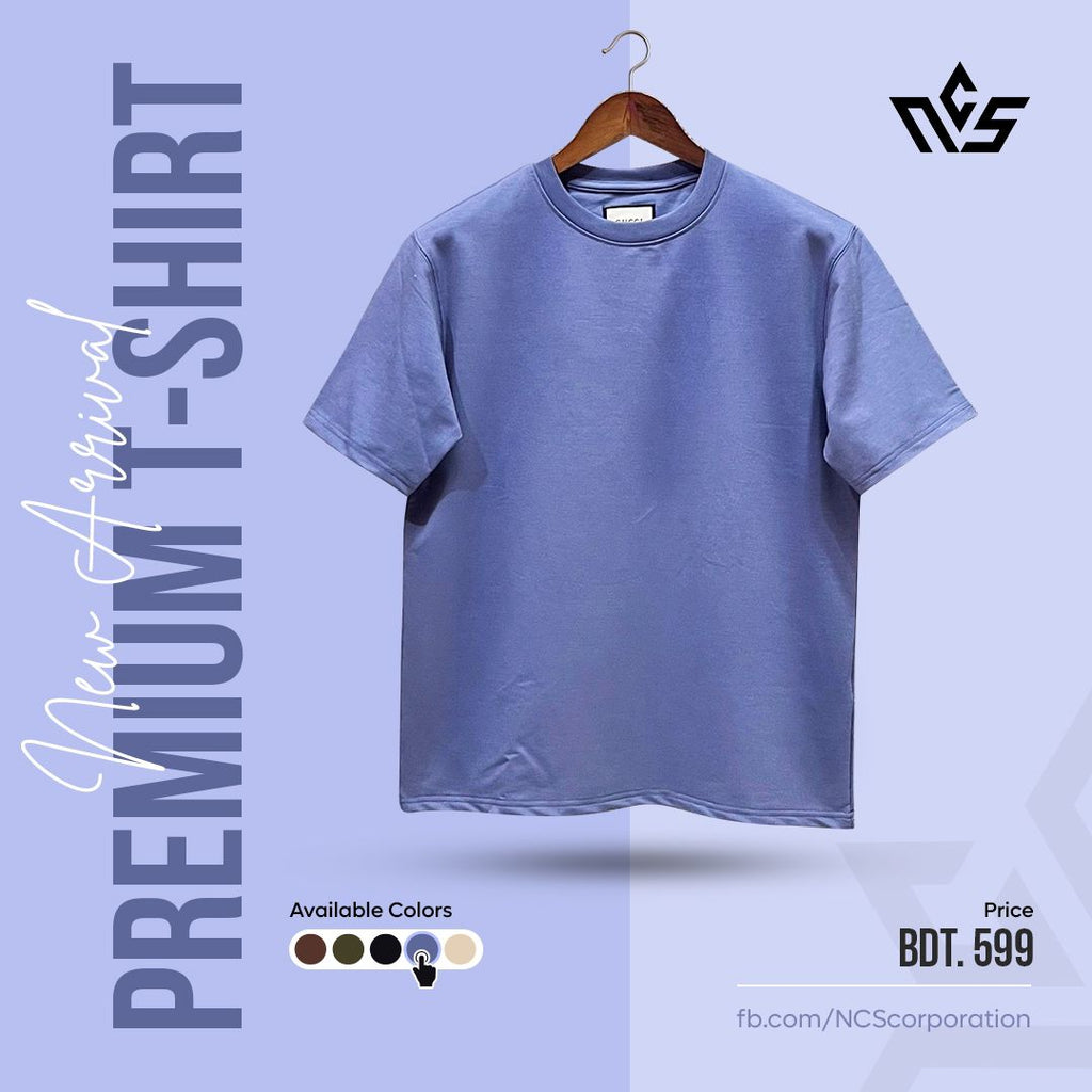 Drop Shoulder - Blue