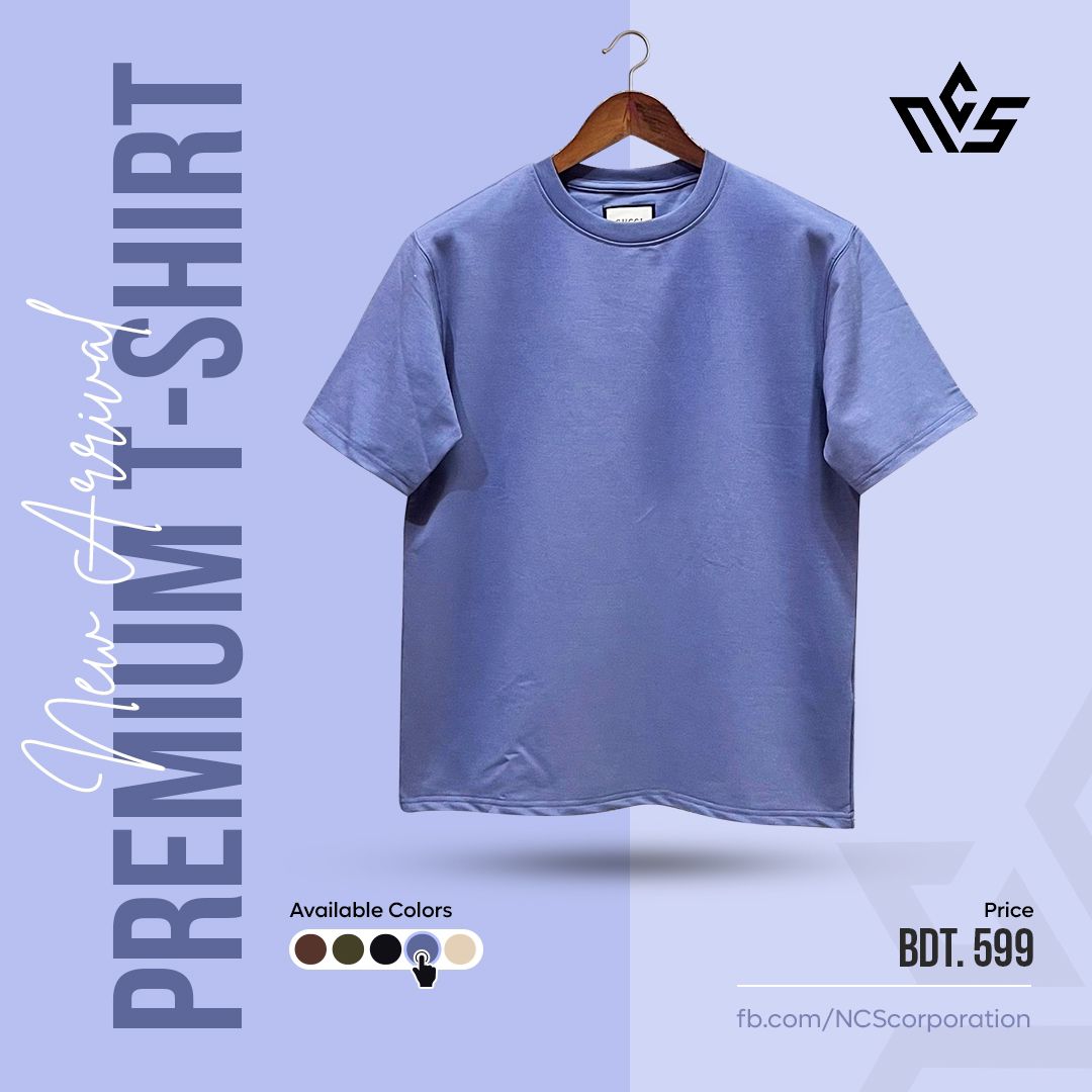 Drop Shoulder - Blue