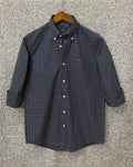 TM - NAVY SMALL CHECK