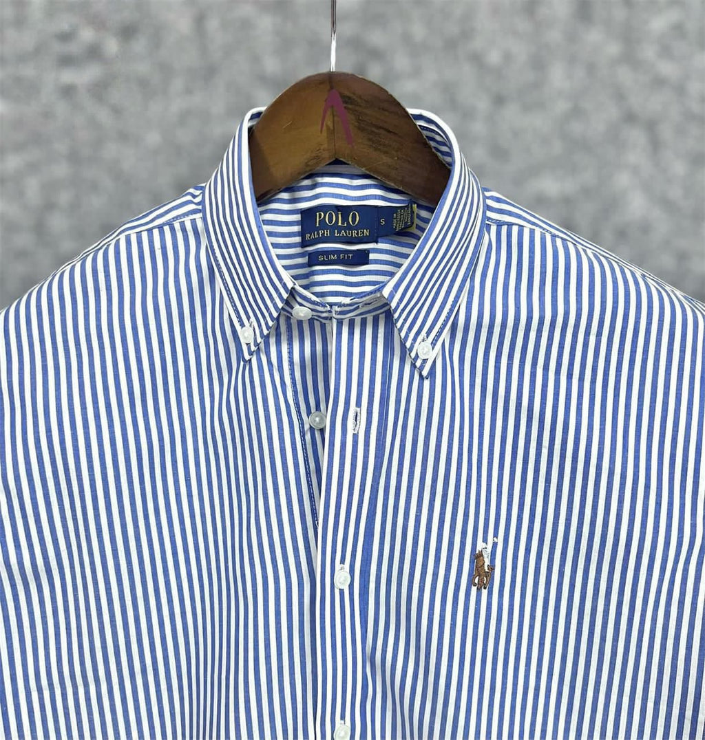 RL White and Blue Stripe - 364