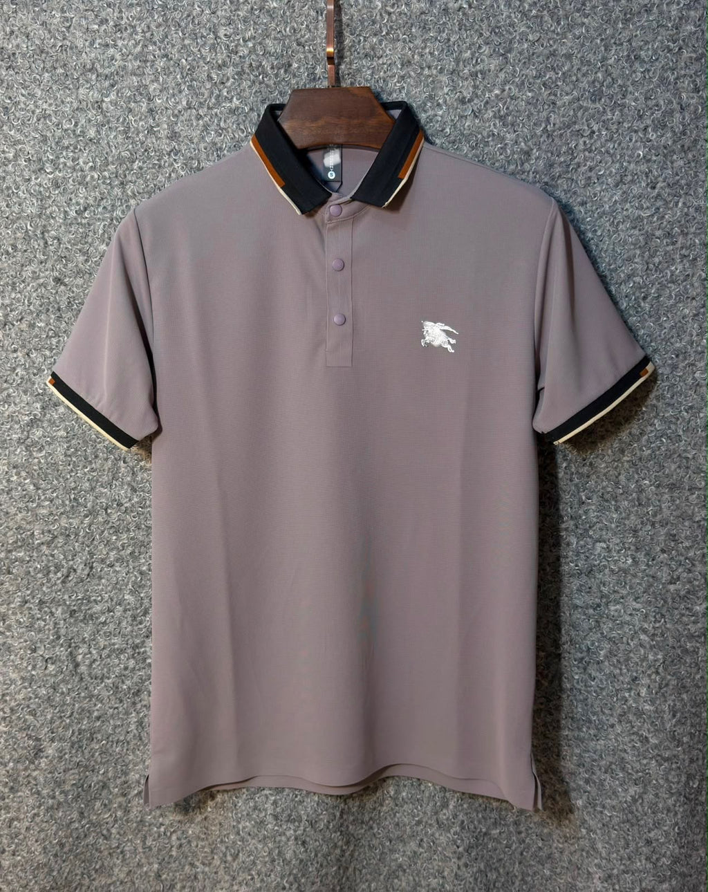 BUR CHINA COTTTON POLO - TAUPE