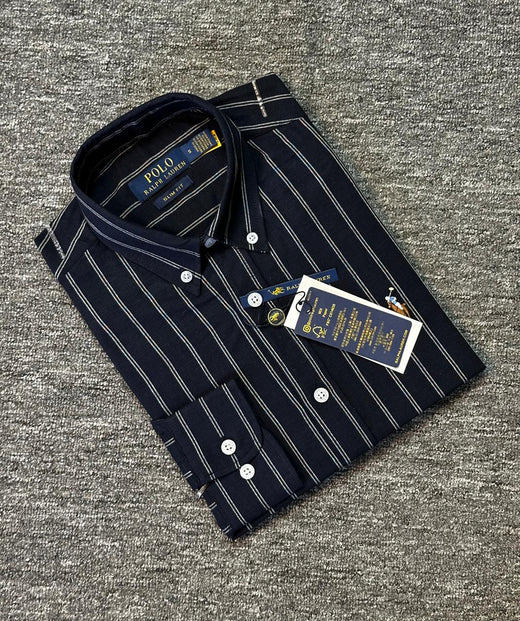 RL - NEW NAVY BLUE STRIPE