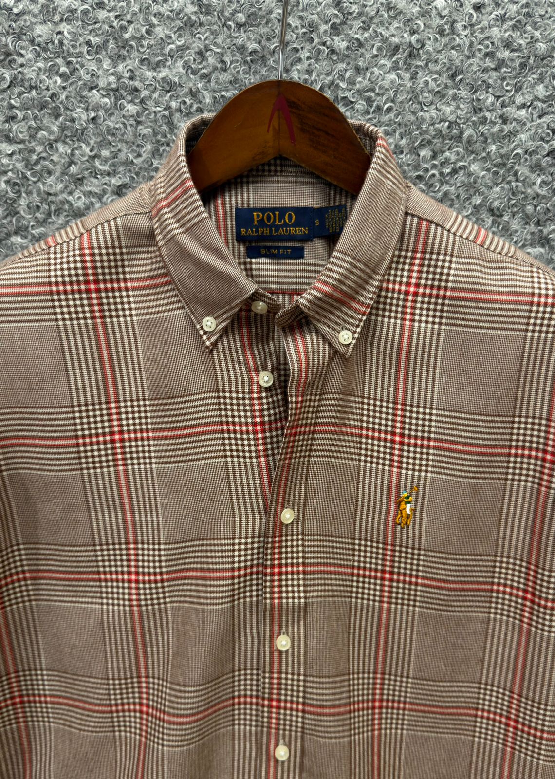 RL Brown Red Check - 480