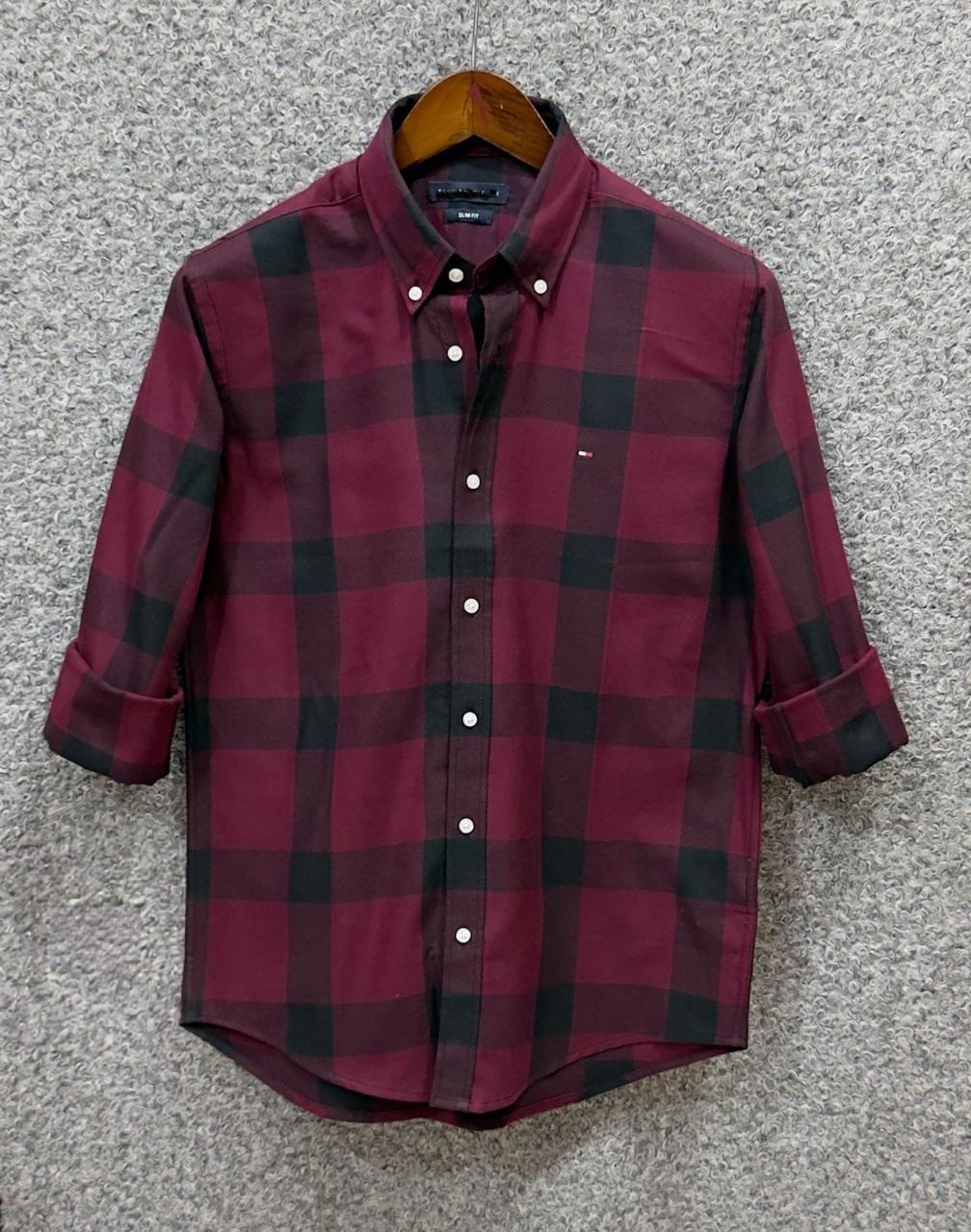 TM - RED MAROON CHECK