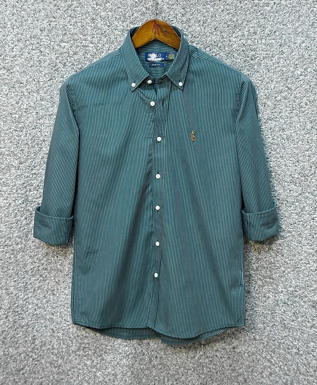 RL - SIGNATURE SEAGREEN STRIPE