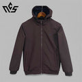 Premium Winter Heavy Jacket With Hoodie - Chocolate