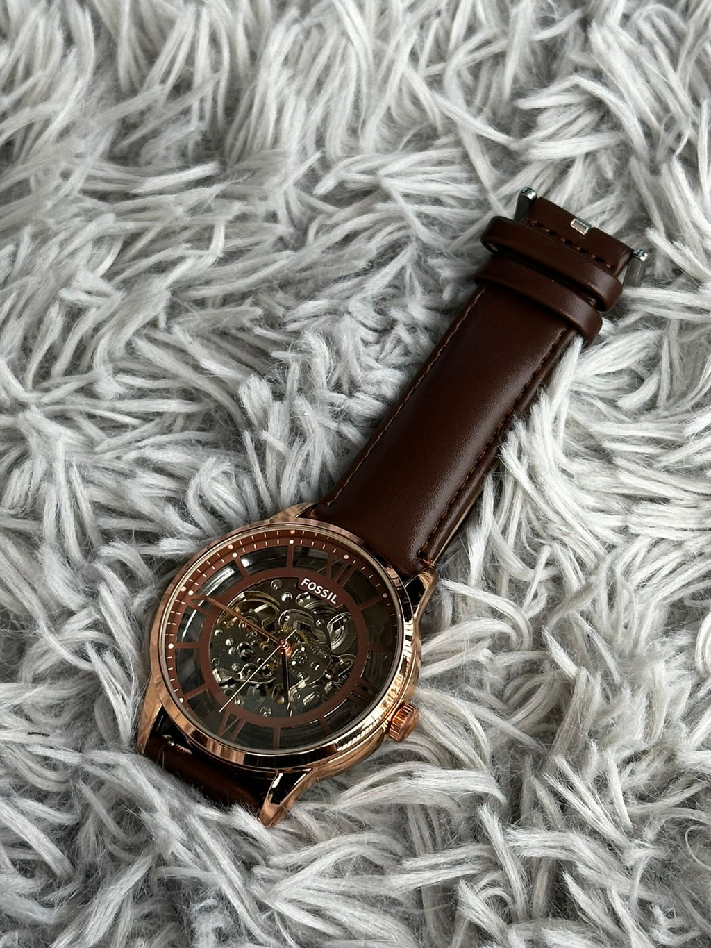 Fossil Automatic 9657 Brown Leather (AA Grade )