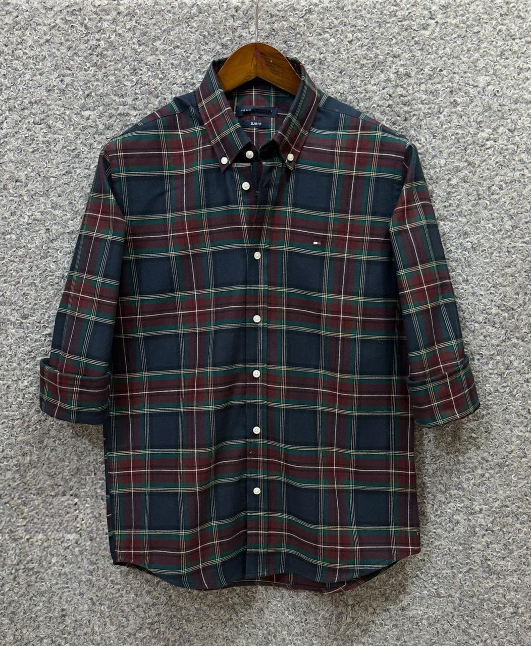 TM-GREEN MAROON CHECK