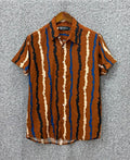 HAWAI SHIRT - BRICK STRIPE