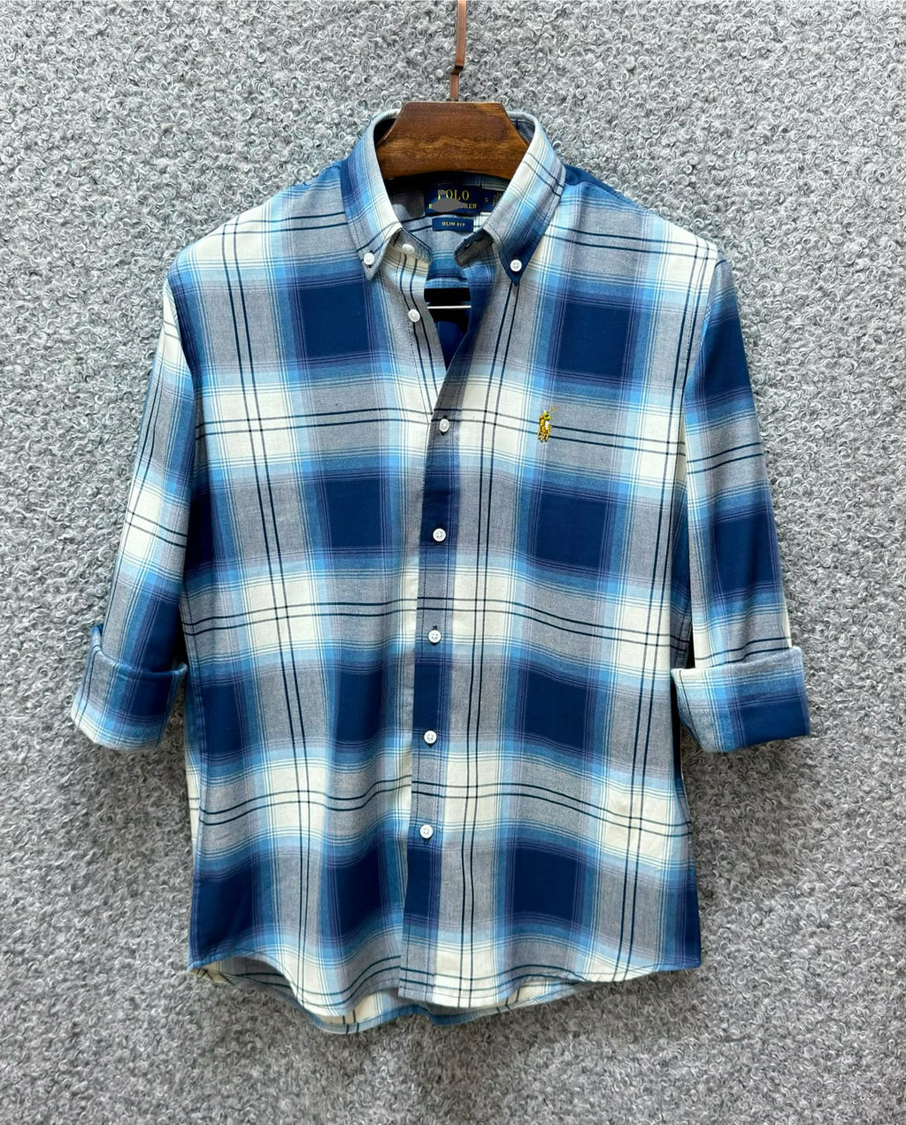 RL - PREMIUM CHECK - BLUE (002)