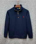 Premium Half Zip Pullover Jacket Navy