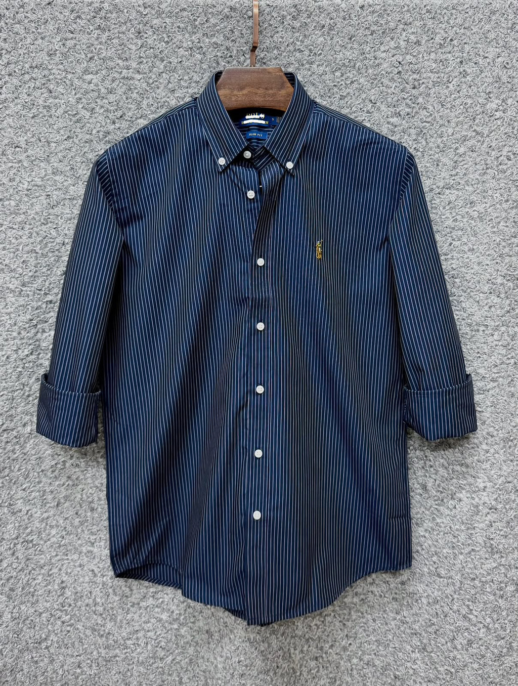 RL - SIGNATURE DARK NAVY STRIPE