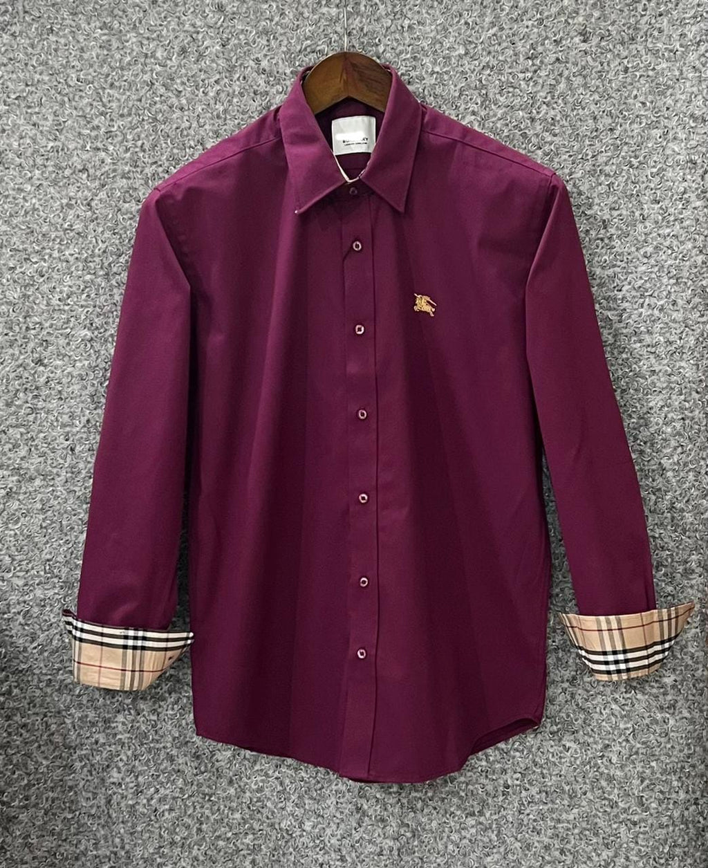 Burburry Maroon Shirt (Horse logo)