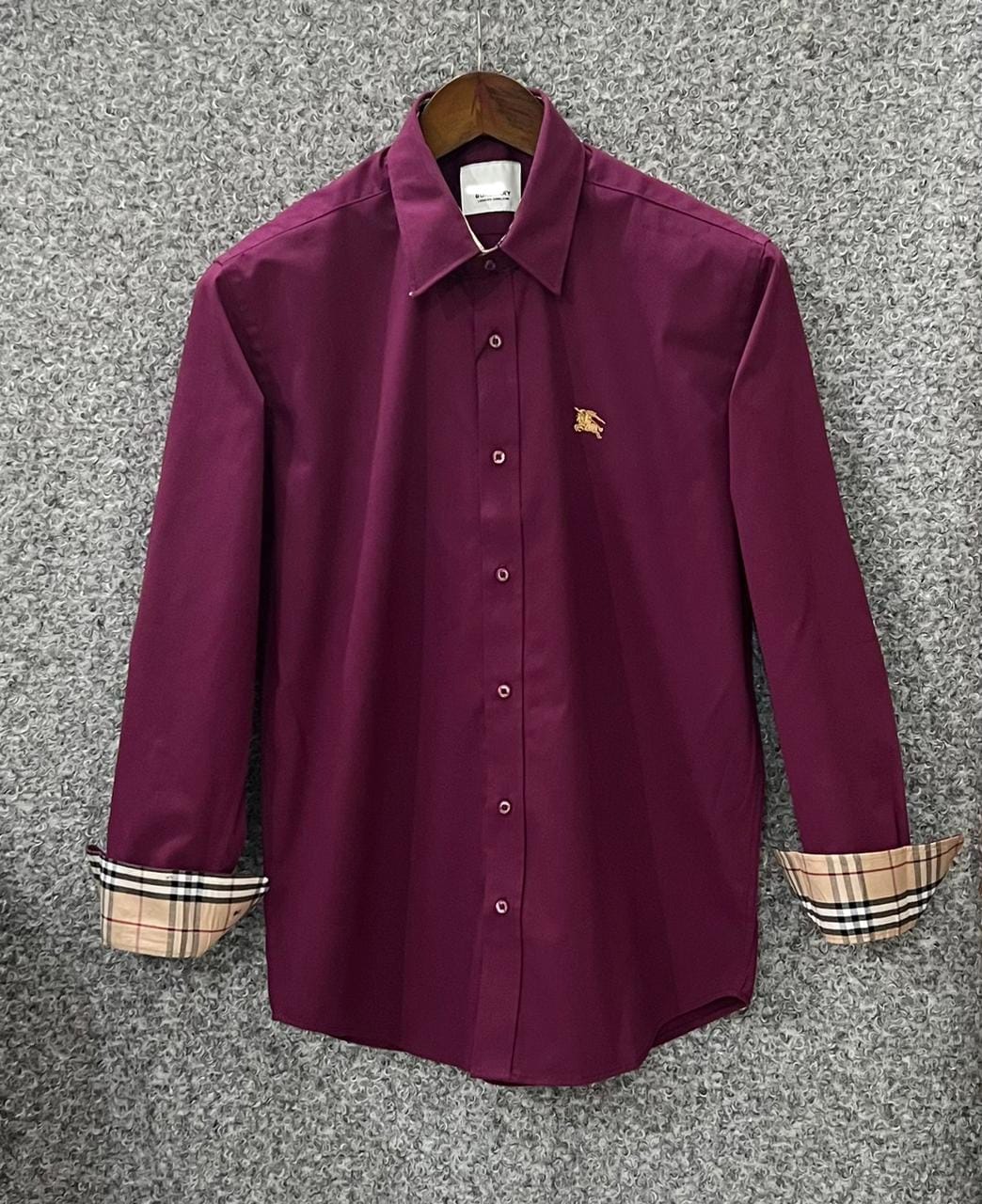 Burburry Maroon Shirt (Horse logo)