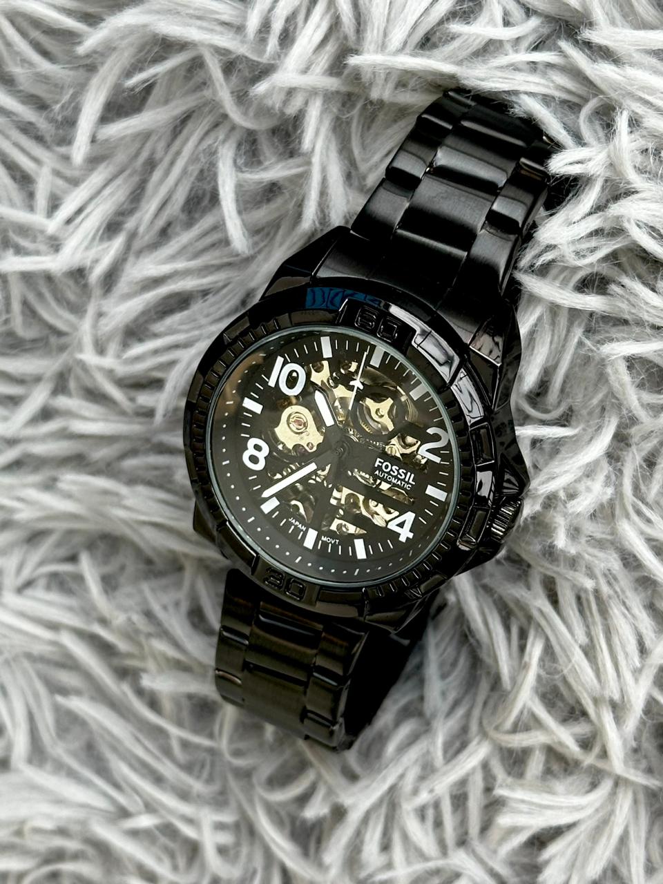 Fossil Automatic Skeleton (AA Grade) - Black