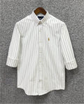 RL- NEW WHITE BLACK STRIPE