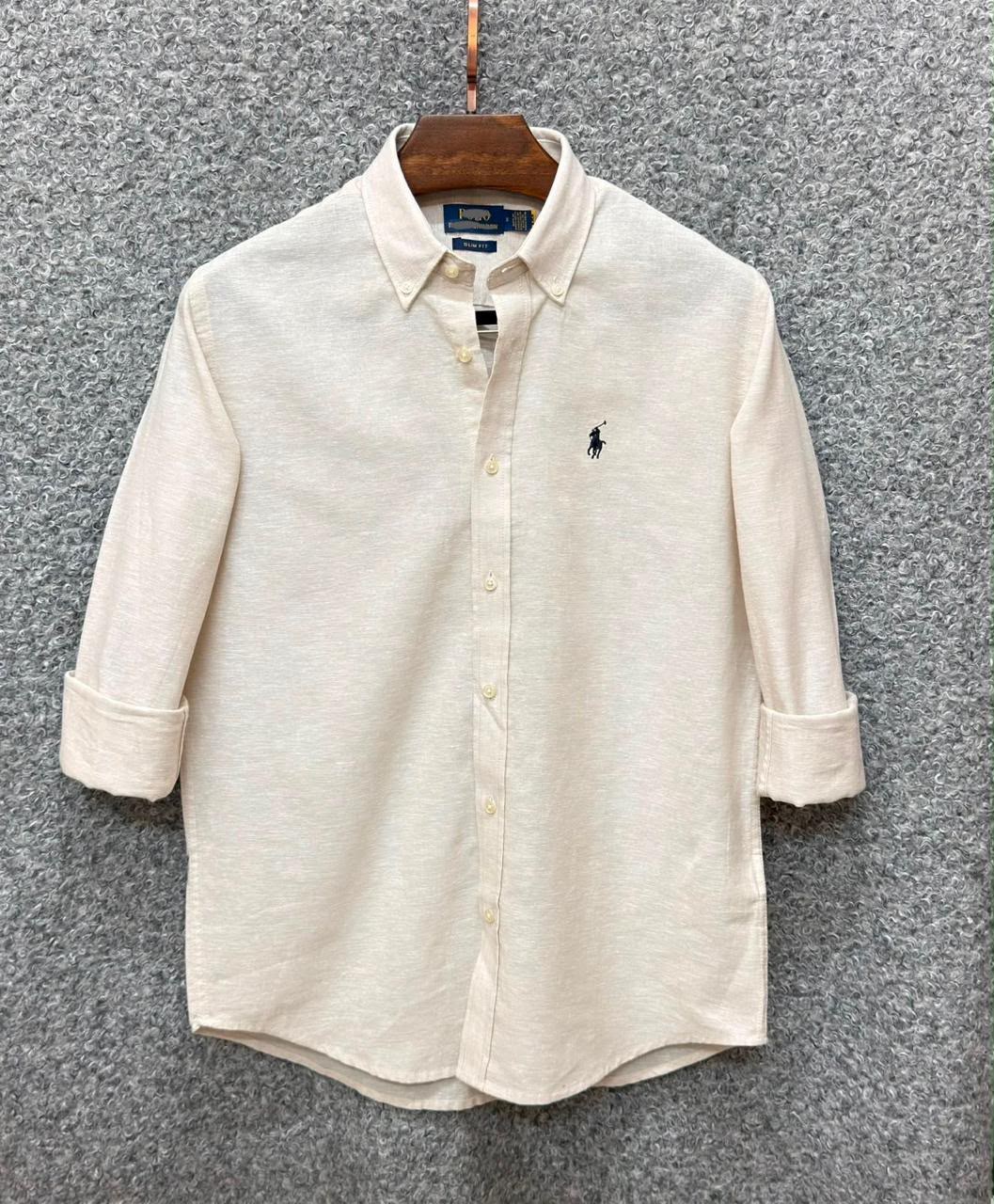RL - SOLID LOGO BEIGE (REMI COTTON)