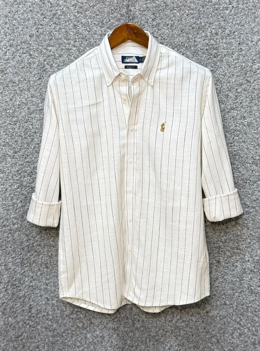 RL - SIGNATURE CREAM STRIPE