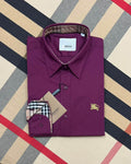 Burburry Maroon Shirt (Horse logo)