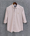 RL - COASTAL BEIGE & WHITE STRIPE