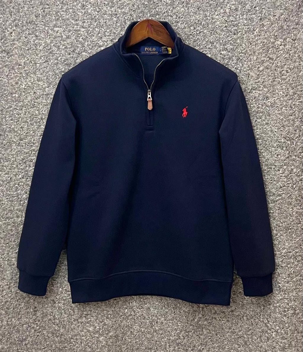 HALF ZIP SWEATSHIRT - NAVY
