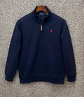 HALF ZIP SWEATSHIRT - NAVY