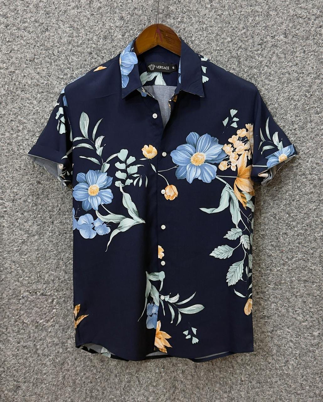 Cuban - Floral Navy