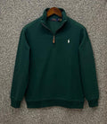 HALF ZIP SWEATSHIRT - Bottle Green