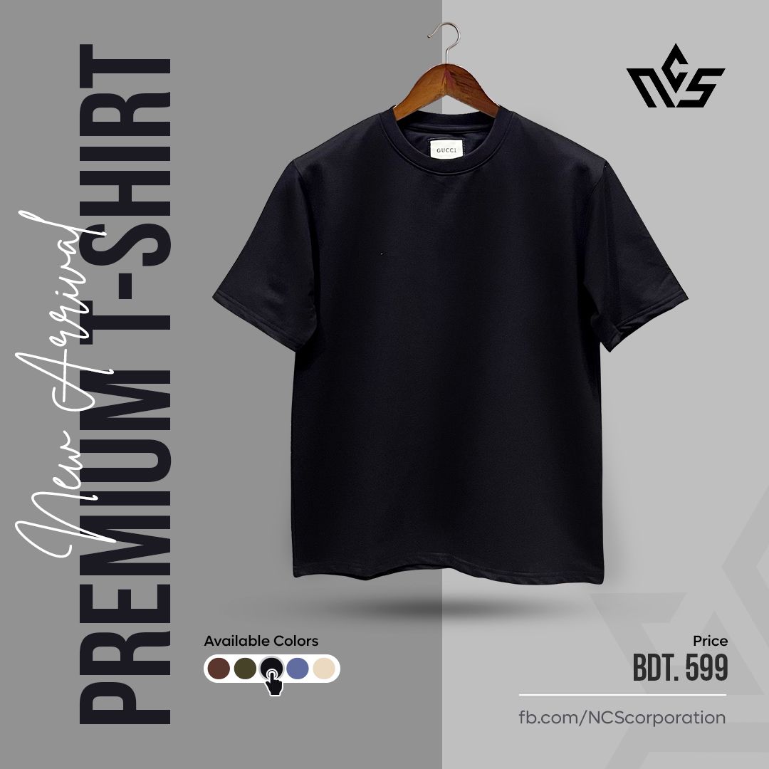 Drop Shoulder - Black